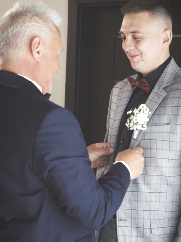 Károvaný sivý svadobný oblek | Lavard - predajňa pánskeho oblečenia