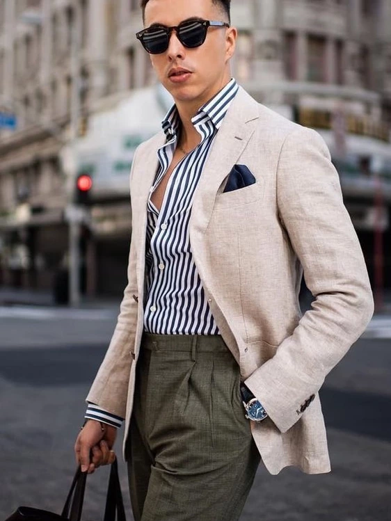 Muž v Business casual dress kód štýle | Zdroj: https://pin.it/5kBeImc